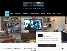 Tablet Screenshot of elitesightandsoundnc.com